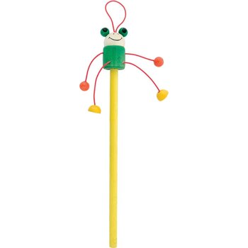 Potlood met leuk figuurtje Geel