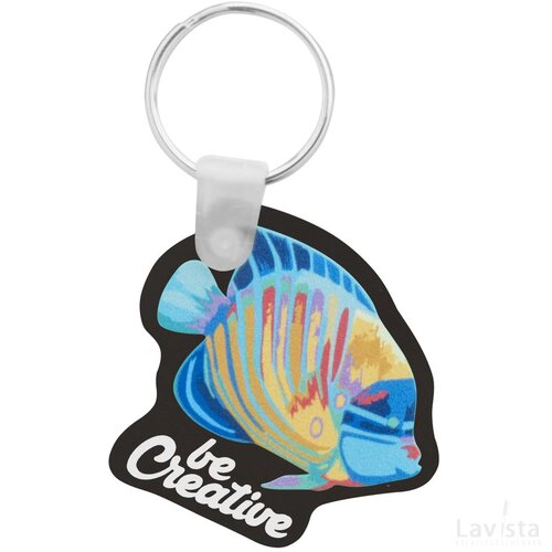 Creafob Custum Made Sleutelhanger Zwart