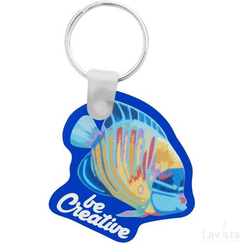 Creafob Custum Made Sleutelhanger (Kobalt) Blauw