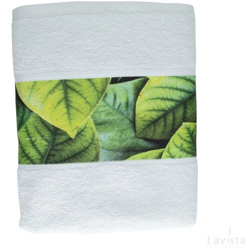 Subowel M Handdoek Met Sublimatiedruk Wit