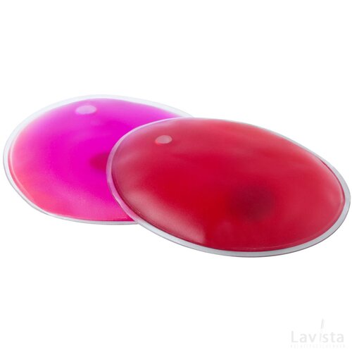 Ronde handwarmers Rood