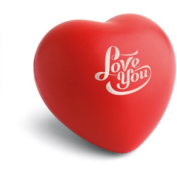Stressbal hartje Rood