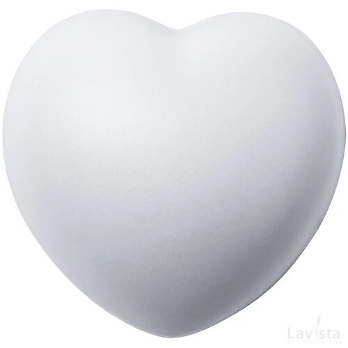 Stressbal hartje Wit