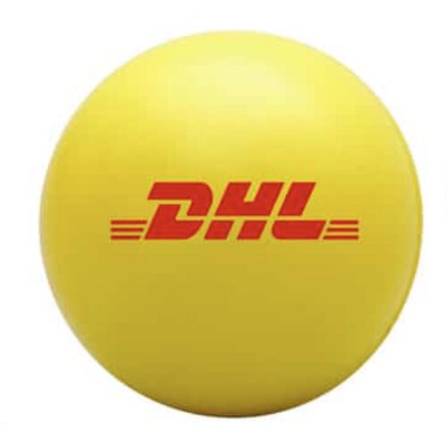 Ronde Stressbal Geel