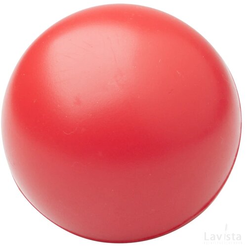 Ronde stressbal Rood
