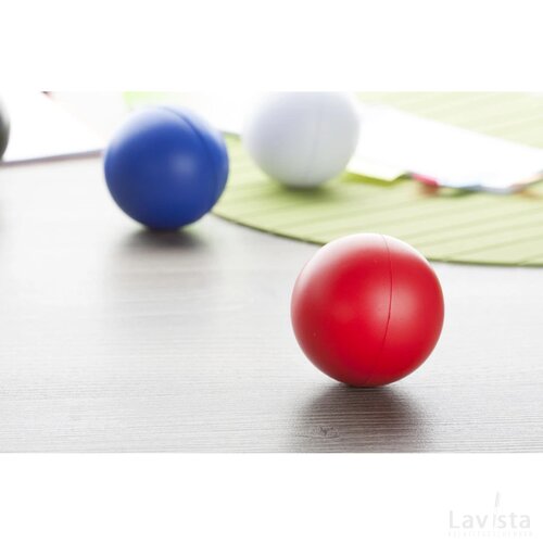 Ronde stressbal Rood