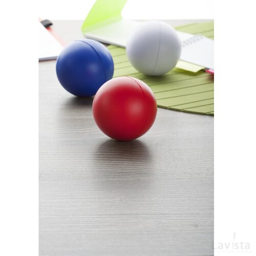 Ronde stressbal Rood