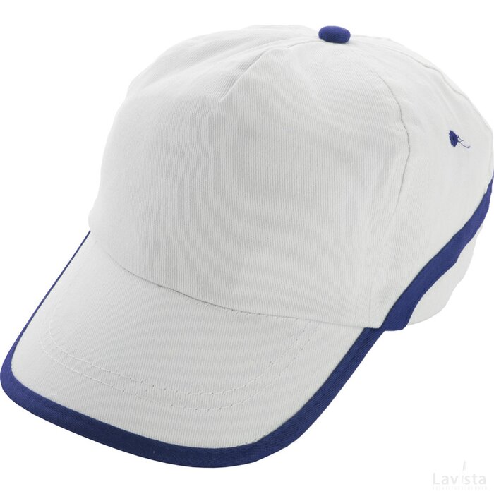 Line Baseballcap Blauw
