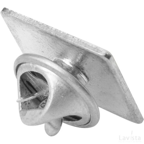 Lark Metalen Badge Zilver