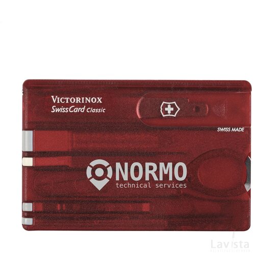 Swisscard Classic Transparant Rood