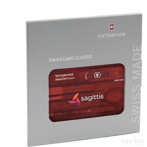 Swisscard Classic Transparant Rood