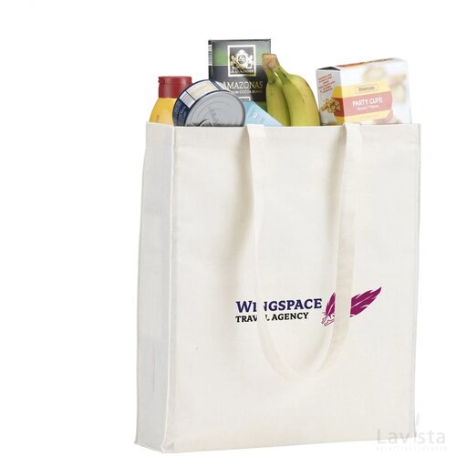 Natural Square Bag (165 G/M²) Katoenen Tas Ecru