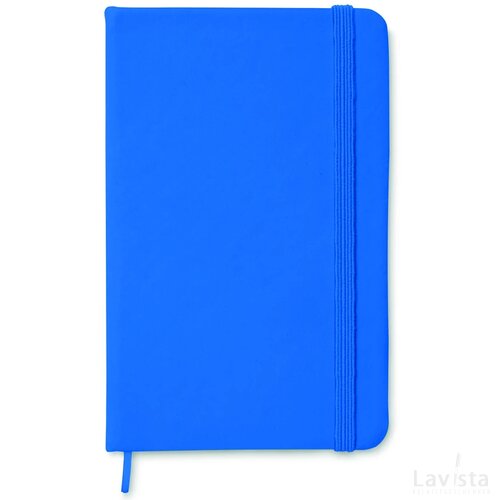 A6 notitieboekje, gelinieerd Notelux royal blauw