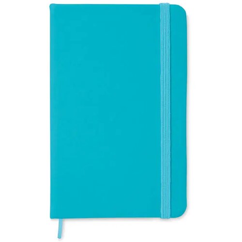 A6 notitieboekje, gelinieerd Notelux turquoise