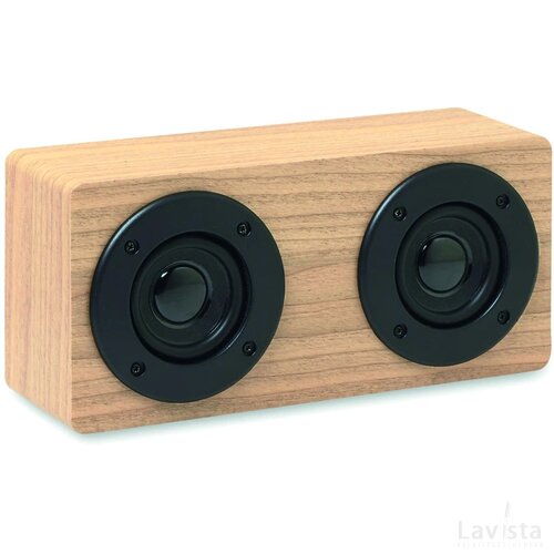 Draadloze luidspreker 2x3w Sonictwo hout