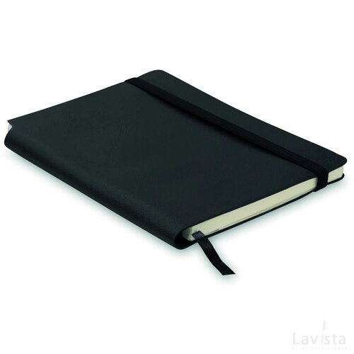 Pu notitieboek Softnote zwart