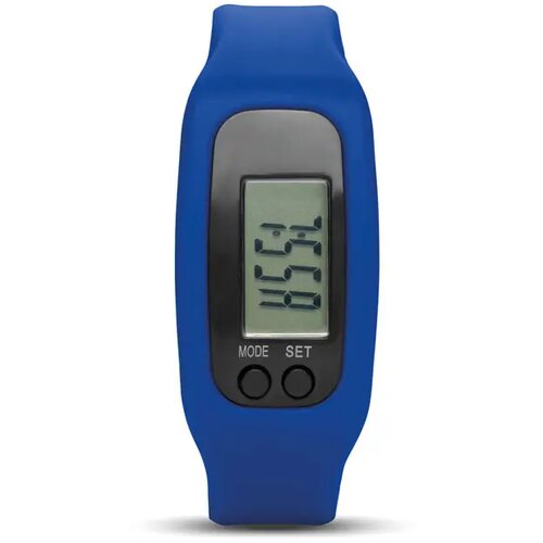 Pedometer armband Bratara royal blauw