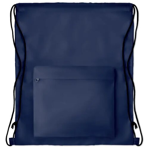 Rugzakje met voorvak en rits Pocket shoop blauw