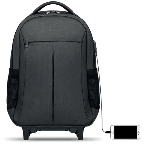 Laptoprugtas/trolley 15 inch Stockholm trolley grijs