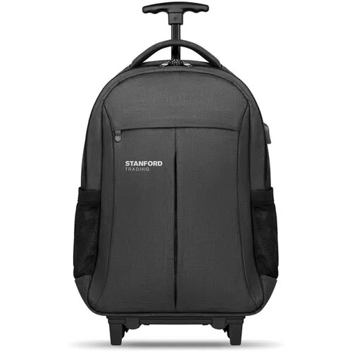 Laptoprugtas/trolley 15 inch Stockholm trolley grijs