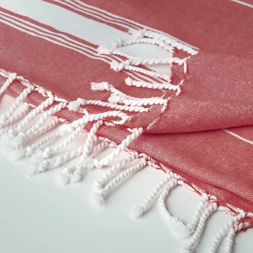 Katoenen hamamdoek Rood