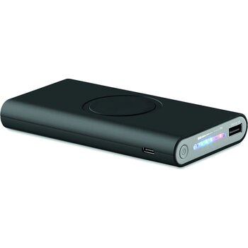 Draadloze powerbank 8000mah Vigor zwart