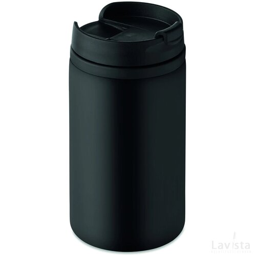 Dubbelwandige beker 250 ml Falun zwart