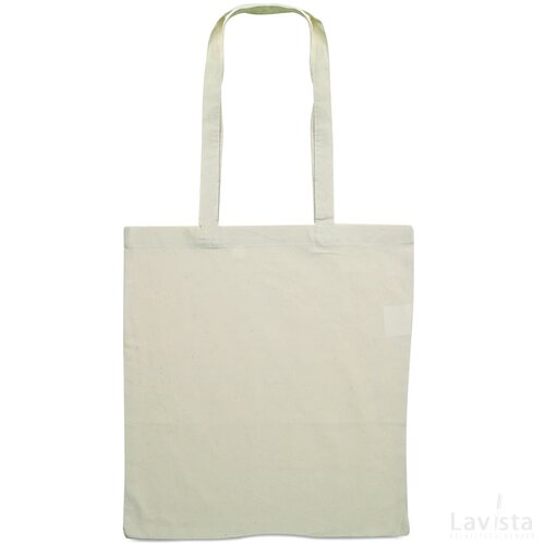 Katoenen boodschappentas Cottonel + beige