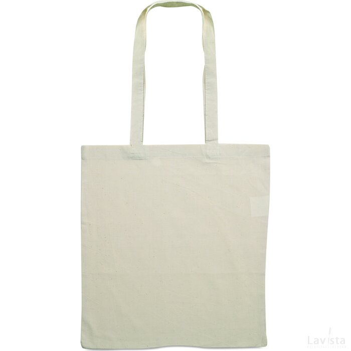 Katoenen boodschappentas Cottonel + beige