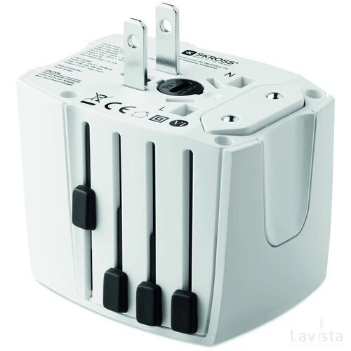 Muv usb. 2-pole Muv usb wit