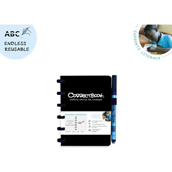 Correctbook A6 Zwart