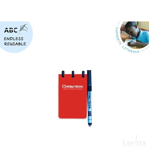 Correctbook Pocket Rood