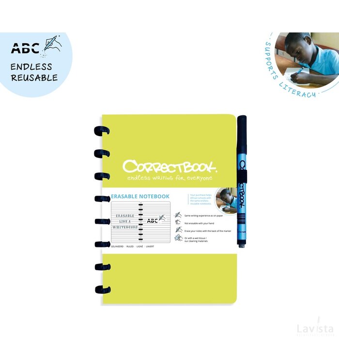 Correctbook A5 Groen