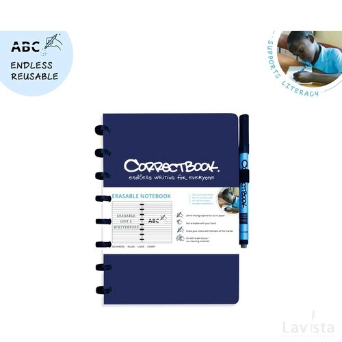 Correctbook A5 Blauw