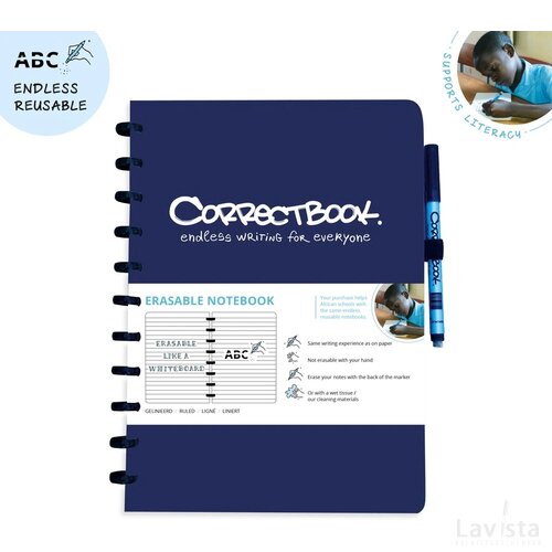 Correctbook A4 Blauw
