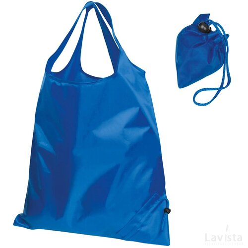 Opvouwbare draagtas blauw