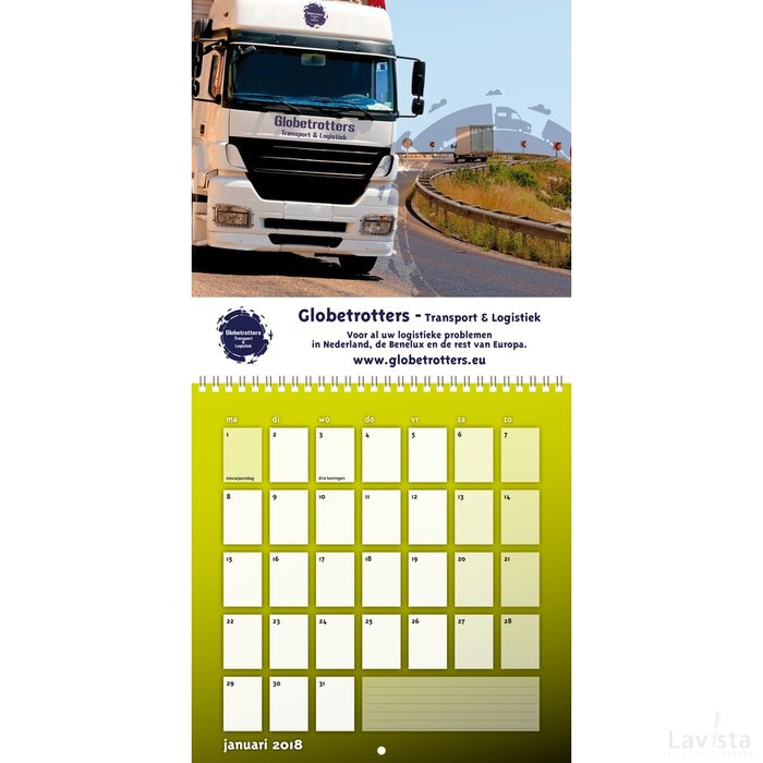 Maandkalender 23 x 23 cm