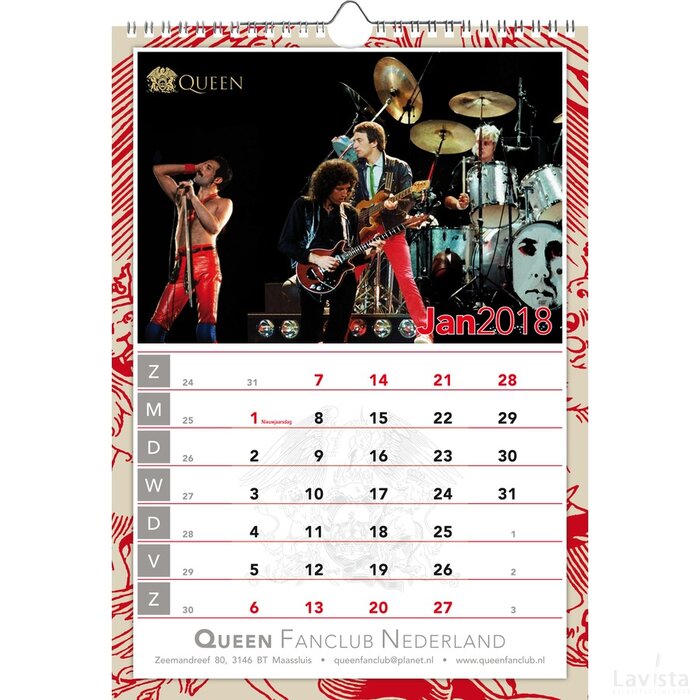 A4 Maandkalender 13 Bladen