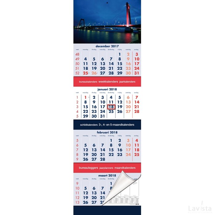 4 Maandskalender luxe