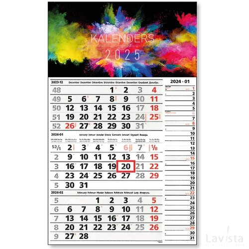 3 Maandskalender Eco