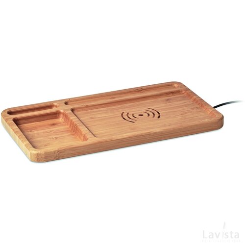 Opbergbakje Cleandesk hout