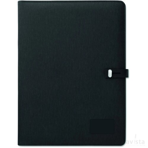 A4 schrijfmap/draadloze oplader Smartfolder zwart