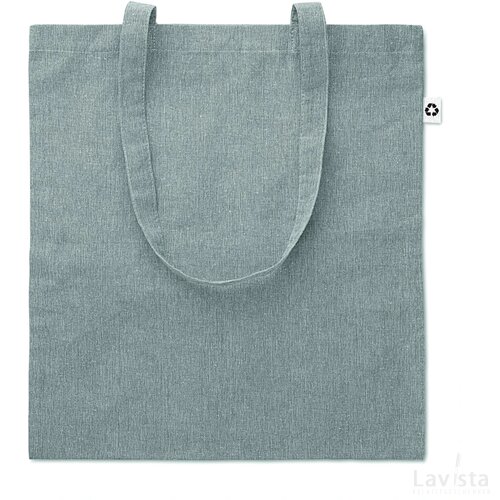 Tas gerecycled stof, 140 gr/m² Cottonel duo grijs