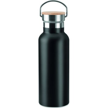 Dubbelwandige fles 500ml Helsinki zwart