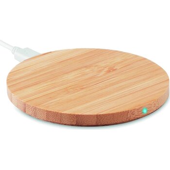 Draadloze oplader bamboe Rundo hout