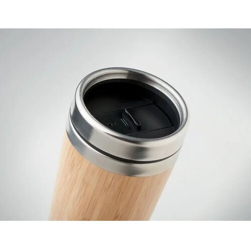 Bamboe reisbeker (400 ml) Bruin