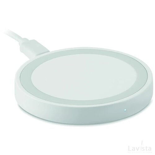 Draadloze oplader Wireless plato wit