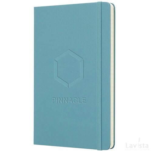 Moleskine Classic Hard Cover Large gelinieerd Reef Blue Rifblauw