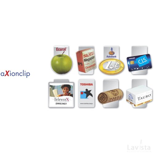 Axionclips bedrukt