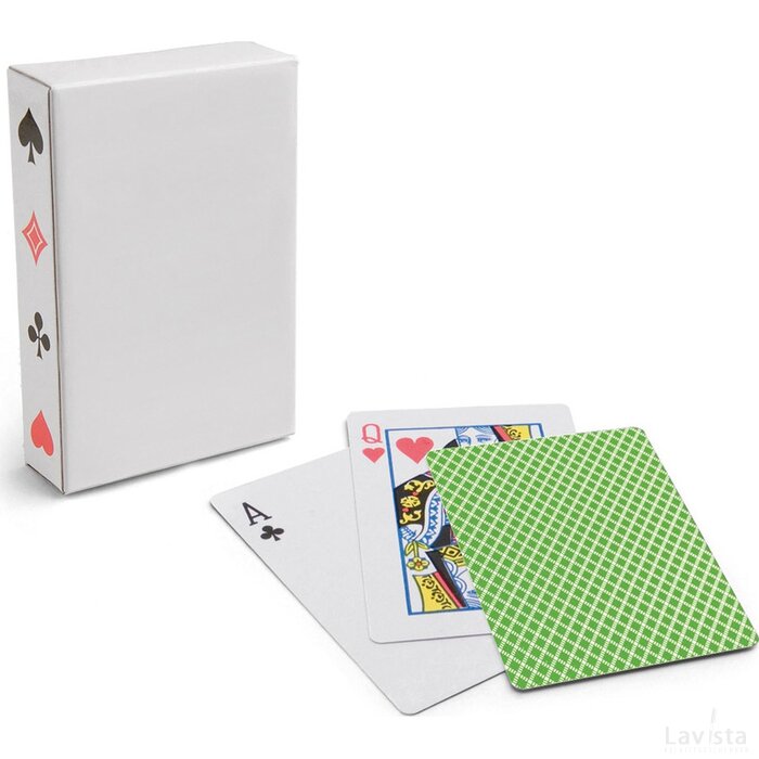 Cartes Pakje Van 54 Speelkaarten Licht Groen